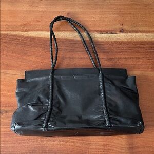 Vintage 90’s Black Leather Farlor purse